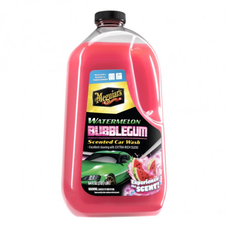 Meguiar's G250464 Watermelon Bubblegum Wash 1,89L - Shampooing Moussant Lavage et Pré-Lavage Carrosserie WaterMelon Bubblegum