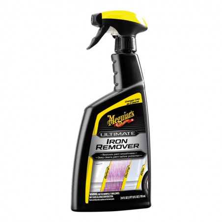 Meguiar’s G250524 Ultimate Iron Remover 710ml - Nettoyant Jantes et Décontaminant Ferreux