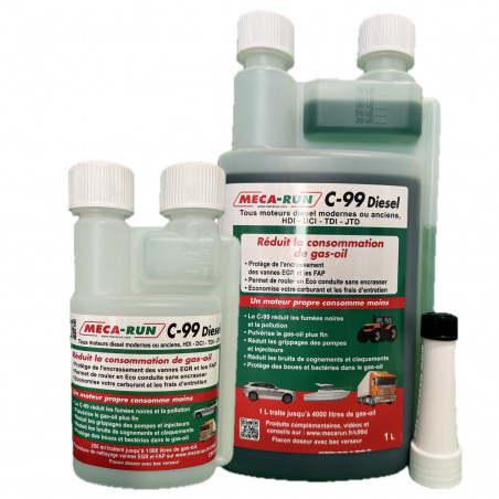 Mecarun C99 Diesel 1 Litre + Flacon vide 250ml