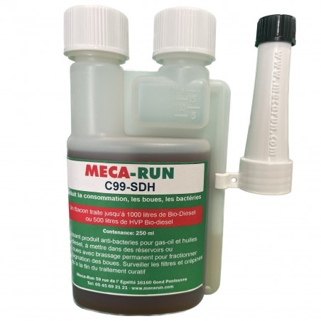 Mecarun C99 SDH 250ml - Additif Bio-Diesel Haute Performance pour Huile Végétale Pure