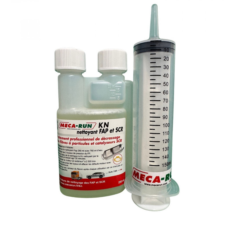 Mecarun KN Nettoyant FAP 250ml avec Seringue d'Injection Mecarun KN Nettoyant FAP 250ml avec Seringue d'Injection