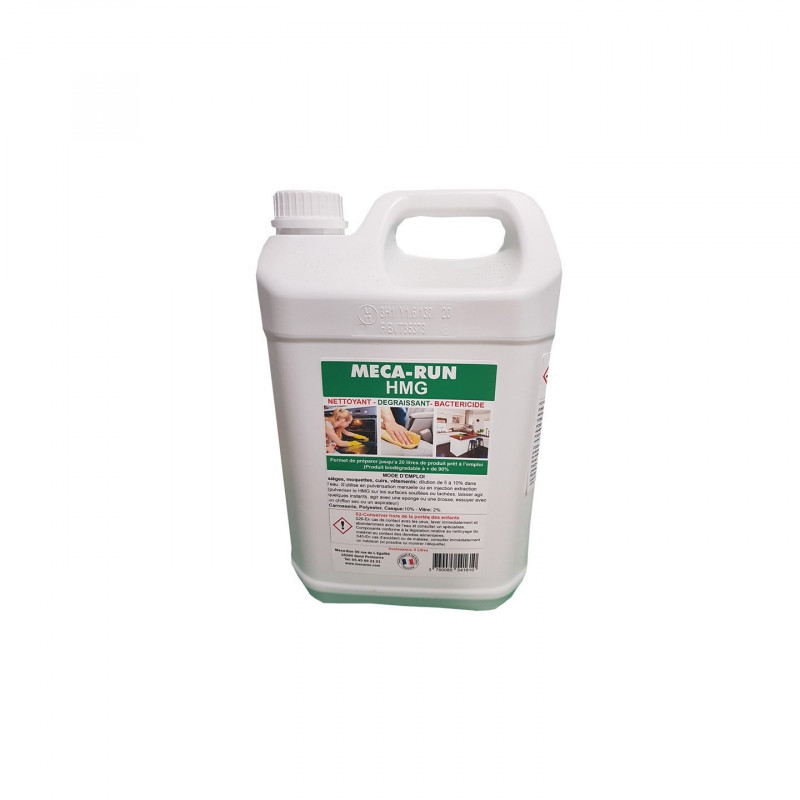 Mecarun HMG 5L - Nettoyant Dégraissant Bactéricide Multi-Usages Format Professionnel Mecarun HMG 5L - Nettoyant Dégraissant Bactéricide Multi-Usages Format Professionnel