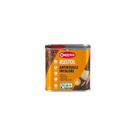 Owatrol Rustol 500ml - Antirouille Incolore Multifonctions Pénétrant Auto et Moto