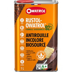 Owatrol Rustol 92 Biosourcé 1 Litre - Antirouille Éco-Responsable Professionnel Auto et Moto