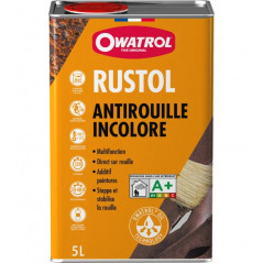Owatrol Rustol 5 Litres - Antirouille Metaux Incolore Multifonction Professionnel Auto et Moto