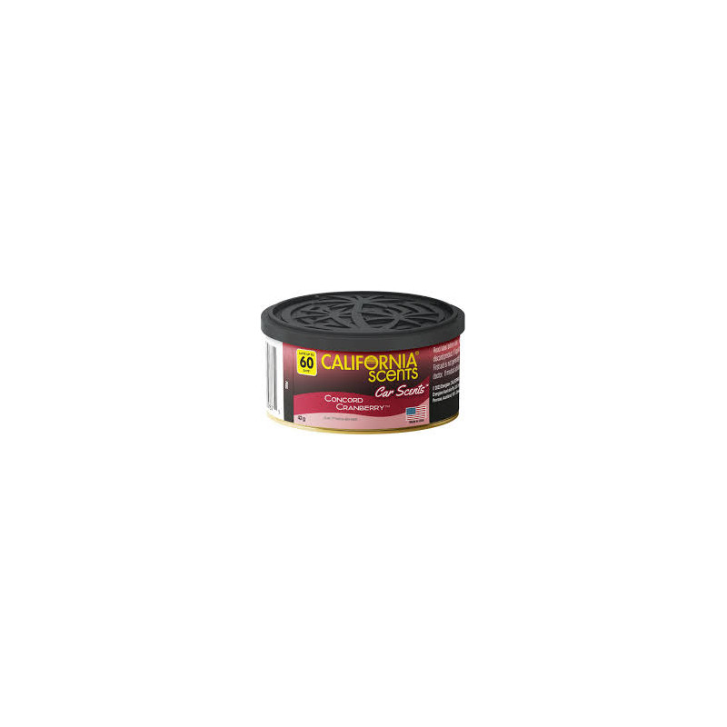 California Scents Concord Cranberry - Parfum Voiture Longue Durée Senteur Canneberge