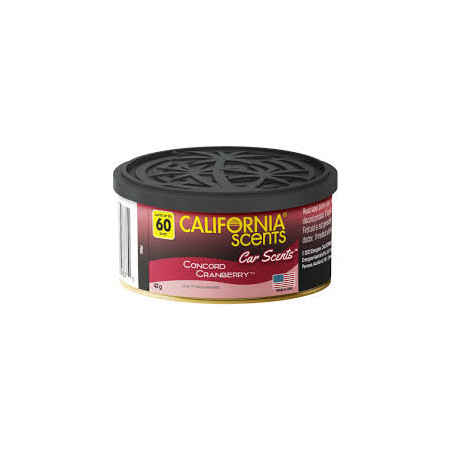 California Scents Concord Cranberry - Parfum Voiture Longue Durée Senteur Canneberge