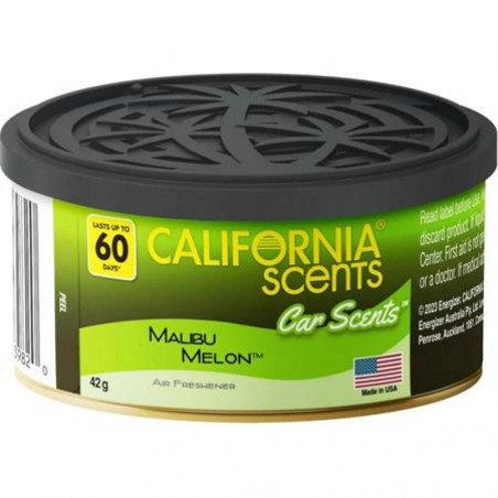 California Scents Malibu Melon - Parfum Voiture Longue Durée Senteur Melon