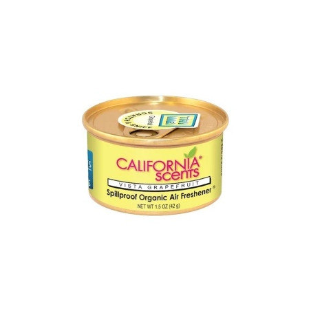 California Scent Vista Grapefruit - Parfum Voiture Longue Durée Senteur Pamplemousse Acidulée
