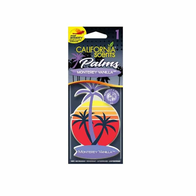California Scent Palms Monterey Vanilla - Parfum Voiture Senteur Vanille