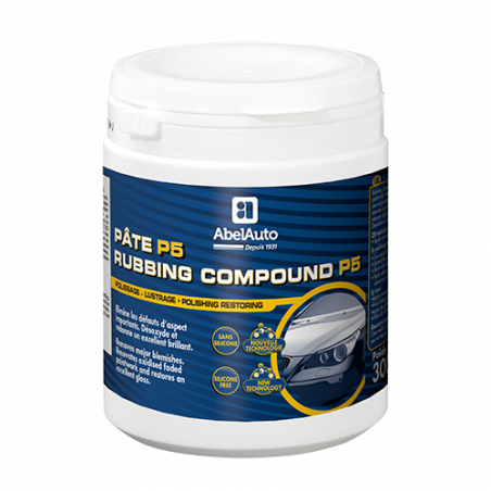 Pâte Abrasive P5 Abel Auto 300gr- Polish Rénovateur Carrosserie Professionnel