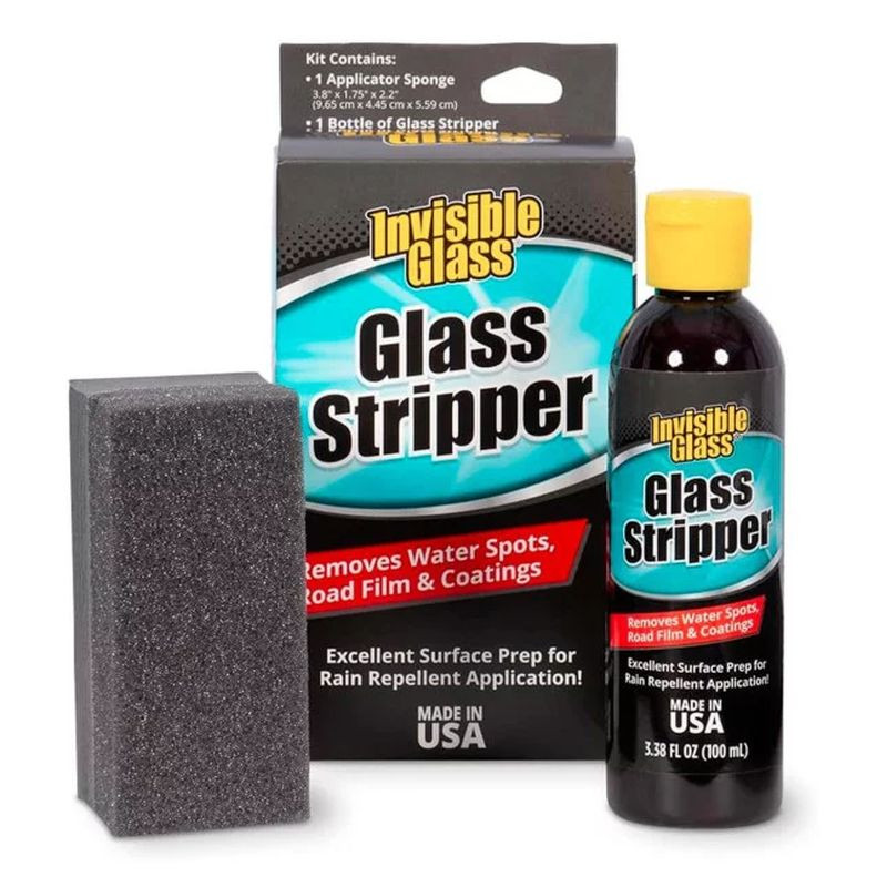 Invisible Glass Glass Stripper 118ml - Polish Décontaminant Vitres et Pare-Brise avant Traitement Anti-Pluie