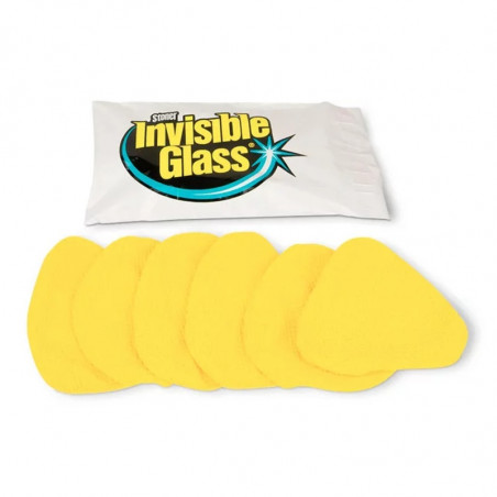 Invisible Glass Quick Change Tool Replacement Covers Pack de 6 - Microfibres Gauffrées Waffle Weave