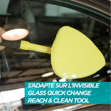 Invisible Glass Quick Change Tool Replacement Covers Pack de 6 - Microfibres Gauffrées Waffle Weave