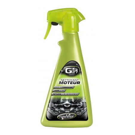 GS27 NETTOYANT MOTEUR 500ml - Dégraissant Moteur Sans Acide Inhibiteur de Corrosion