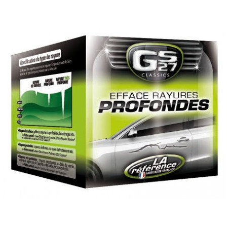 GS27 Efface-Rayures Profondes 150ml - Polish Rénovateur Rayures Auto et Moto