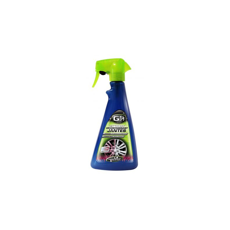 GS27 Nettoyant Décontaminant Jantes Alu 500ml - Formule pH Neutre Décontaminant Ferreux