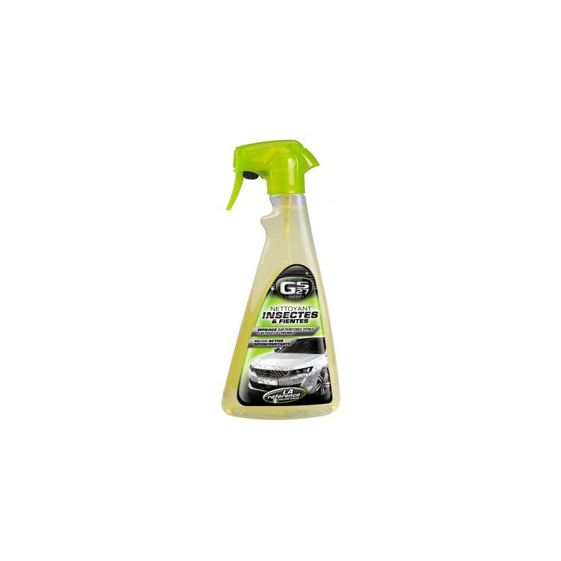 GS27 Nettoyant Insectes et Fientes 500ml - Démoustiquant Carrosserie et Pare Brise pour Voiture GS27 Nettoyant Insectes et Fientes 500ml - Démoustiquant Carrosserie et Pare Brise pour Voiture