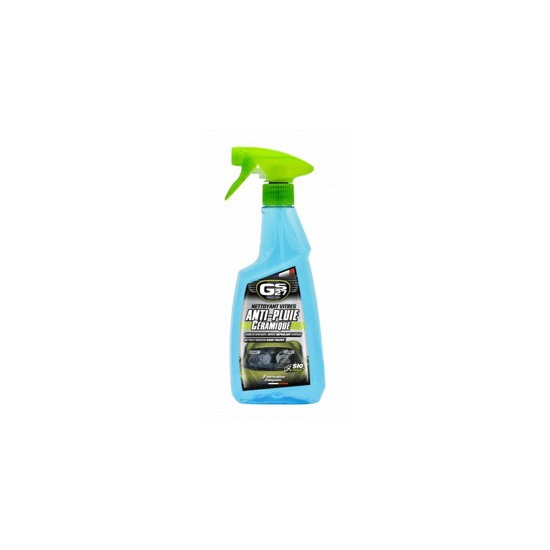 GS27 Classics Nettoyant Vitres Anti-Pluie Céramique 500ml - Solution 2 en 1 Nettoyante et Protectrice