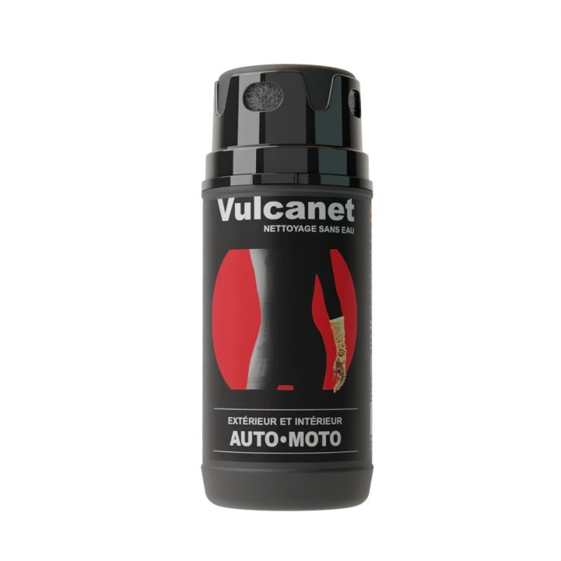 VULCANET AUTO/MOTO - Lingettes Nettoyantes sans Eau 80 Unités - Kit Complet avec Microfibre