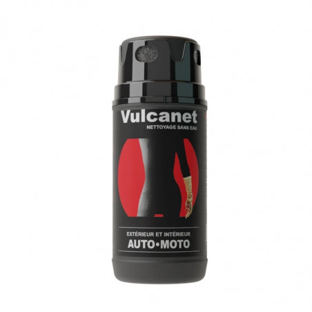 VULCANET AUTO/MOTO - Lingettes Nettoyantes sans Eau 80 Unités - Kit Complet avec Microfibre
