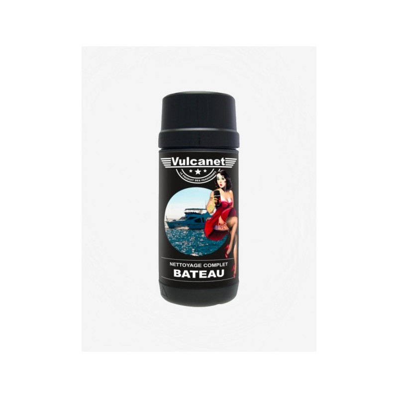 VULCANET BATEAU - Kit 80 Lingettes de Nettoyage Sans Eau Intérieur & Extérieur + Microfibre