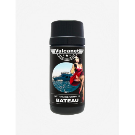 VULCANET BATEAU - Kit 80 Lingettes de Nettoyage Sans Eau Intérieur & Extérieur + Microfibre