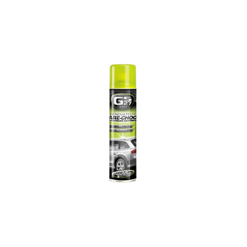 GS27 RENOVATEUR PARE-CHOCS 400ML - Aérosol Rénovateur Plastiques Extérieurs
