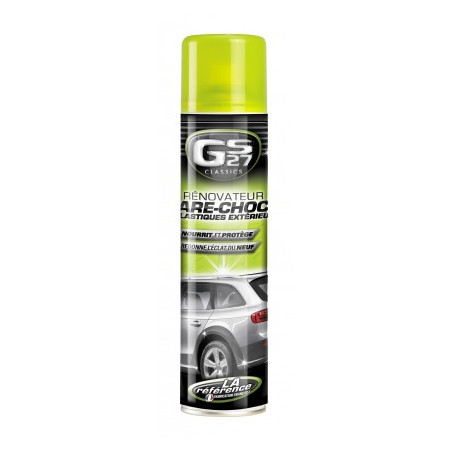 GS27 RENOVATEUR PARE-CHOCS 400ML - Aérosol Rénovateur Plastiques Extérieurs