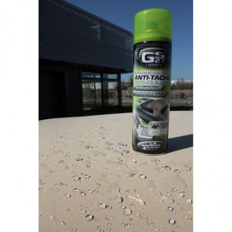 GS27 IMPERMEABILISANT ANTI-TACHE TEXTILES ET CUIRS 500ML - Protection Hydrofuge Automobile