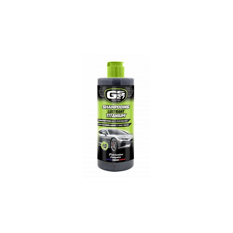 GS27 CLASSICS SHAMPOOING LUSTRANT TITANIUM 500ML - Shampooing Carrosserie avec cire