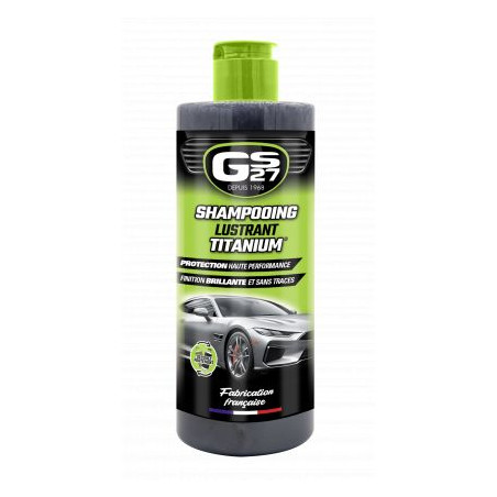 GS27 CLASSICS SHAMPOOING LUSTRANT TITANIUM 500ML - Shampooing Carrosserie avec cire