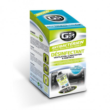 GS27 CLASSICS NETTOYANT CLIM SENTEUR NEW CAR 125ML - Désinfectant climatisation et Circuit de Ventilation Voiture