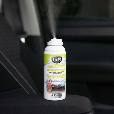 GS27 CLASSICS NETTOYANT CLIM SENTEUR NEW CAR 125ML - Désinfectant climatisation et Circuit de Ventilation Voiture