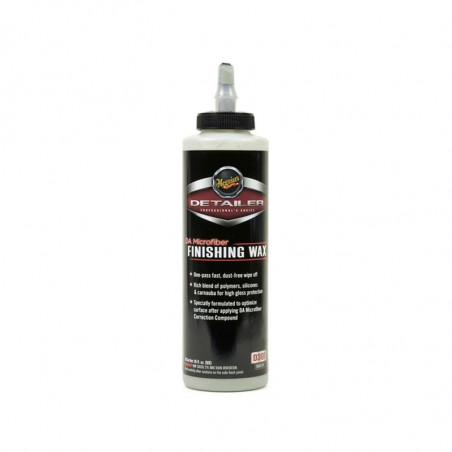 MEGUIAR'S DA MICROFIBER FINISHING WAX D301 473ML - Cire Polish pour Application à la Polisseuse