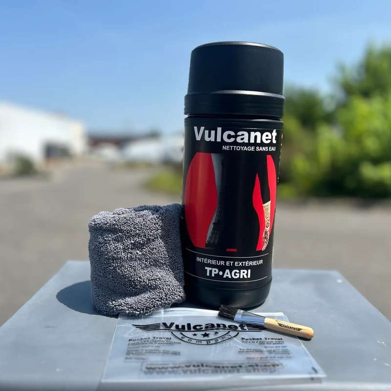 Vulcanet TP-Agri - 80 Lingettes Nettoyage Sans Eau Engins Agricoles et TP