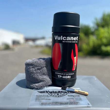 Vulcanet TP-Agri - 80 Lingettes Nettoyage Sans Eau Engins Agricoles et TP
