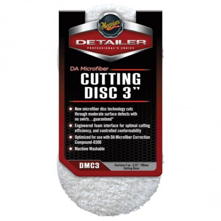 Meguiar's DMC3 - Disques Microfibre de Polissage 3" (Pack de 2)