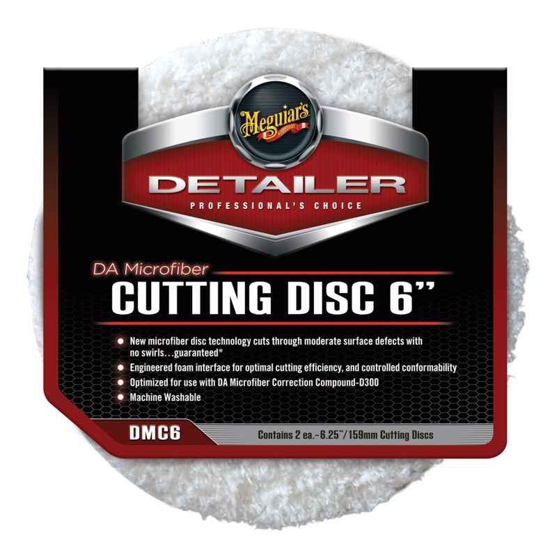 Meguiar's DMC6 Disques Microfibre de Polissage 6" - 2 Pads Microfibre de Polissage de Correction 152mm Meguiar's DMC6 Disques Microfibre de Polissage 6" - 2 Pads Microfibre de Polissage de Correction 152mm