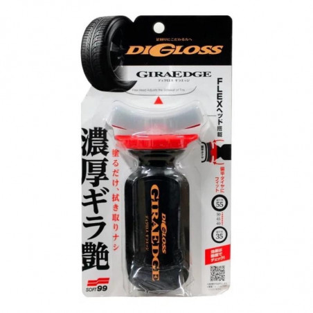 Soft99 Digloss Giraedge 70ml - Brillant Pneus à Effet Mouillé Avec Applicateur