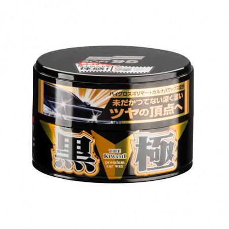 Soft99 Extreme Gloss The Kiwami Dark Hard Car Wax 200g - Cire Hybride Haute Brillance pour Carrosserie de Couleurs Foncées