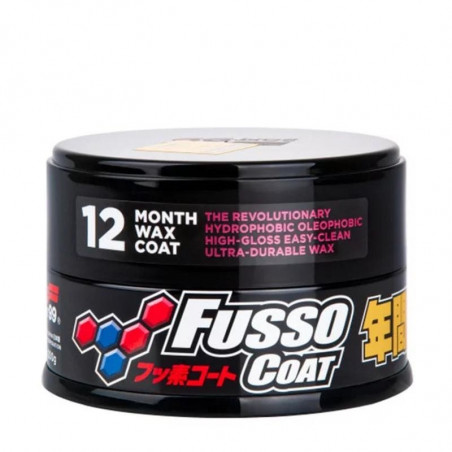 Soft99 Fusso Coat 200gr - Cire Hybride Fluoropolymère Longue Durée pour Carrosserie Auto et Moto