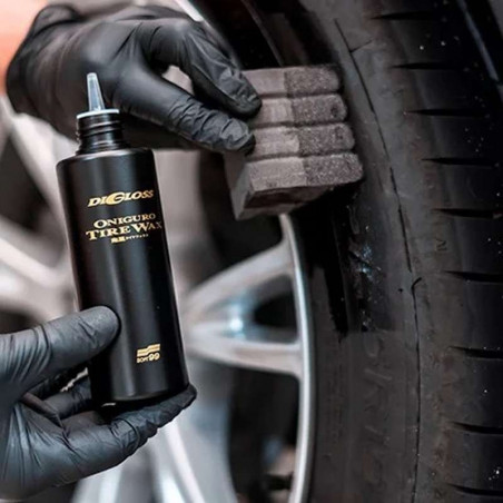 Soft99 Digloss Black Devil Tire Wax 200ml - Cire Brillant Pneus Liquide Japonaise