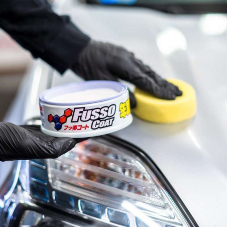SOFT99 Fusso Coat Light 200gr - Cire Synthétique Longue Durée pour Carrosserie Voiture Teintes Claires