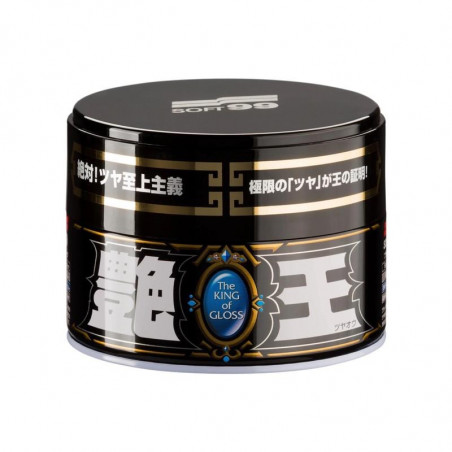 Soft99 King of Gloss Dark 300g - Cire Haute Brillance Synthétique pour Carrosserie de Couleurs Sombre