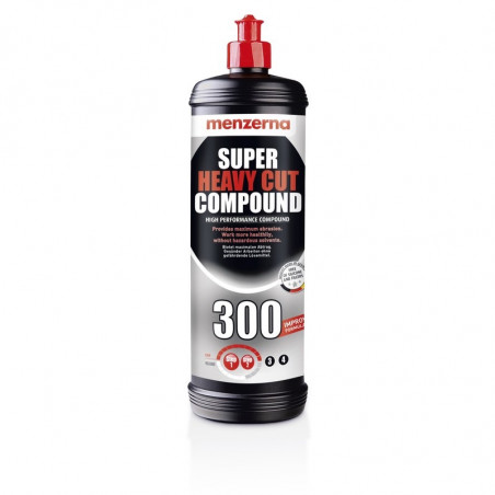 Menzerna Super Heavy Cut Compound 300 - Polish Carrosserie Voiture de Correction Ultra-Abrasif Professionnel