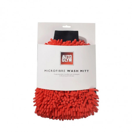 Autoglym Microfibre Wash Mitt - Gant de Lavage Ultra-Dense en Noodles pour Lavage Carrosserie Voiture Moto