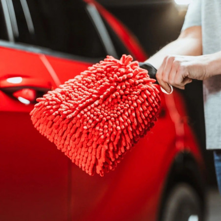 Autoglym Microfibre Wash Mitt - Gant de Lavage Ultra-Dense en Noodles pour Lavage Carrosserie Voiture Moto