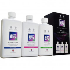 Autoglym Polar Collection - Kit Detailing Lavage et Protection Haute Pression 3x500ml - Utilisation avec Foam Lance