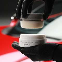 Autoglym Ultra High Definition Wax Kit 120g - Cire de Carnauba Haut de Gamme pour Carrosserie Auto et Moto